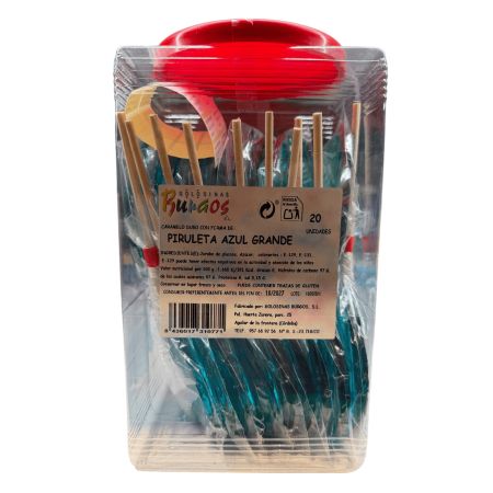 Burgos Piruleta Azul Grande 20U