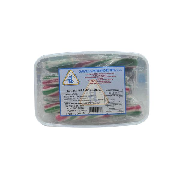 Tete Barrita Iris Sabor Sandia 25U
