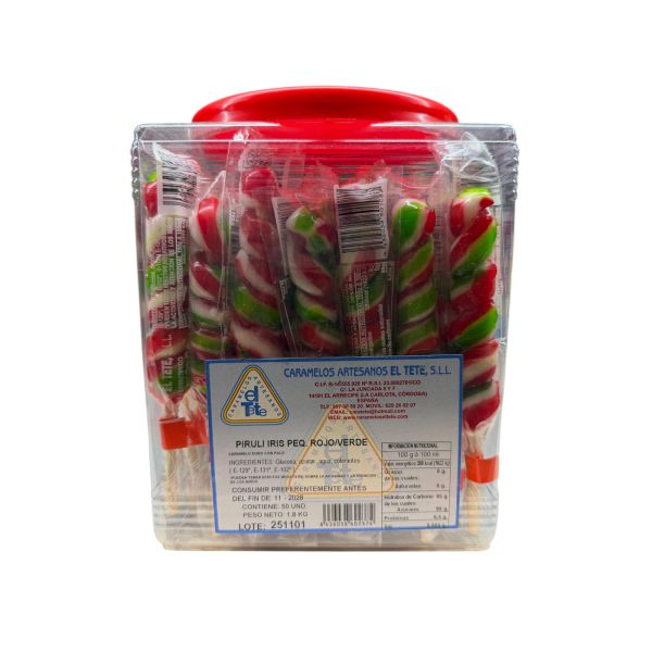 Tete Piruli Rojo/Verde 50U