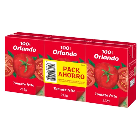 Tomate Frito Orlando 210G Pack3