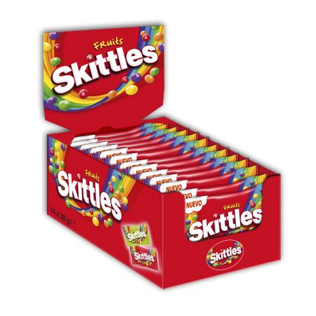 Skittles Fruta 38Gx14U Rojo