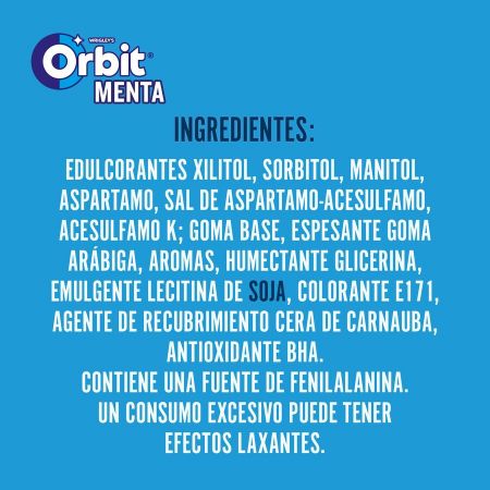 ORBIT PIPERM.GRAG.30U. MENTA