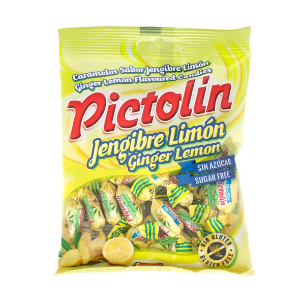 Caramelo Pictolin 65 Gr Jengibre Limon S/A