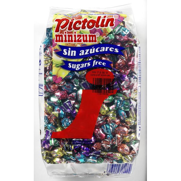 Caramelo Pictolin Minizum Frutas S/A 1Kg