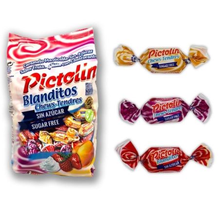 Caramelo Pictolin Masticable Fruta Nata S/A 1Kg