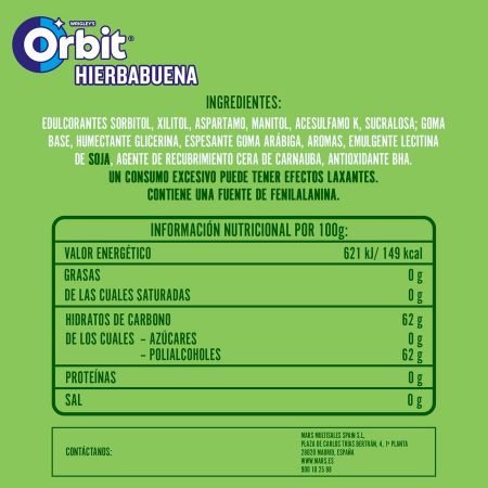 ORBIT HIERBA GR.30U.