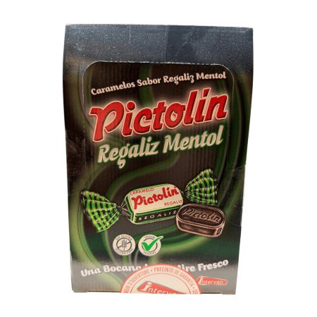 Caramelo Pictolin Expositor Regaliz 32Grx50U