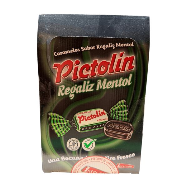 Caramelo Pictolin Expositor Regaliz 32Grx50U