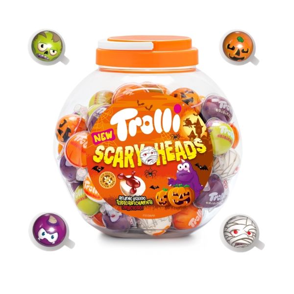 Trolli Scary Heads Bote 60U