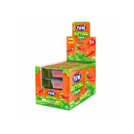 Fini Dippin Melón C/Tubes Fresa 12U
