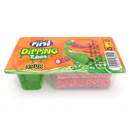 Fini Dippin Melón C/Tubes Fresa 12U