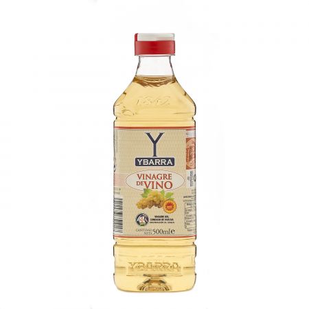 VINAGRE VINO BCO YBARRA PET 500 ML.