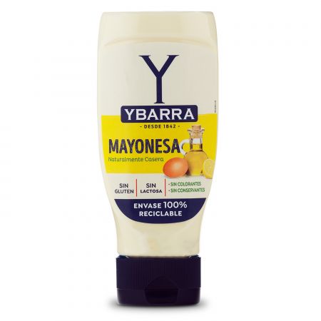 MAYONESA YBARRA PET 400 ML.
