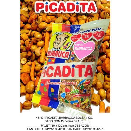 CHURRUCA.PICADITA BARBACOA B.1KG