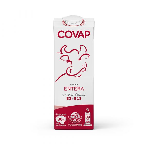Leche Covap entera 1L