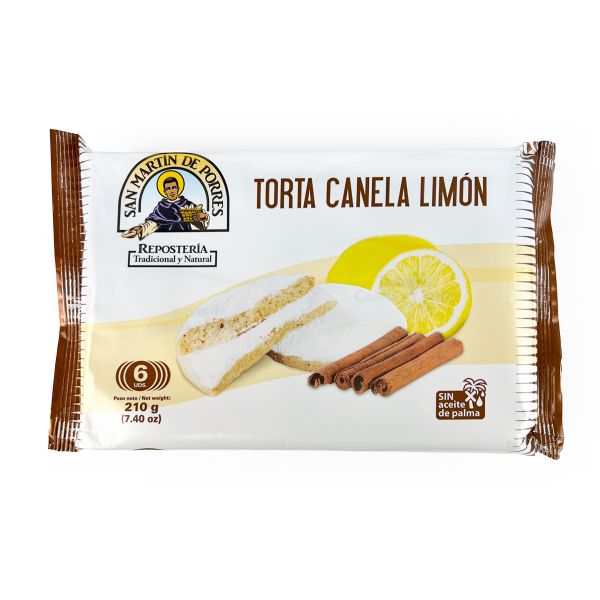 Torta canela y limón 6 unidades San Martin de Porres