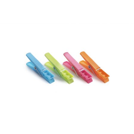Pinzas ropa plastico lavandera 24u