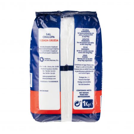 Sal yodada gruesa chalupa 1kg