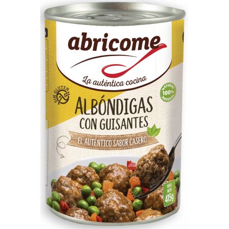 ALBONDIGASCON GUISANTES ABRICOME 420 GR.