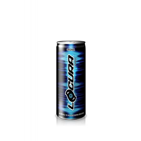 Locura energy drink lata 250 CC