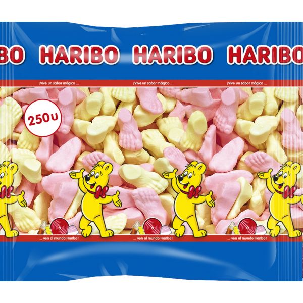 Haribo pisotones bolsa 250 unidades
