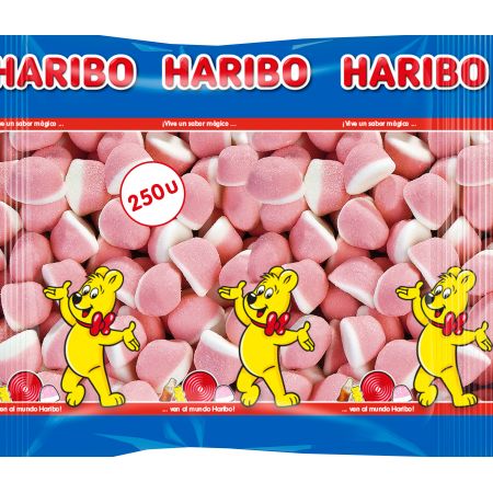 Haribo besos n/f bolsa 250 unidades