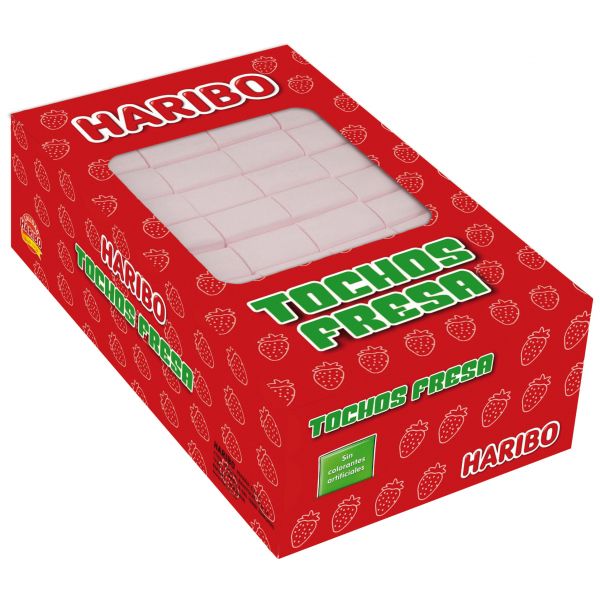 Haribo tocho fresa refrescante 200 unidades