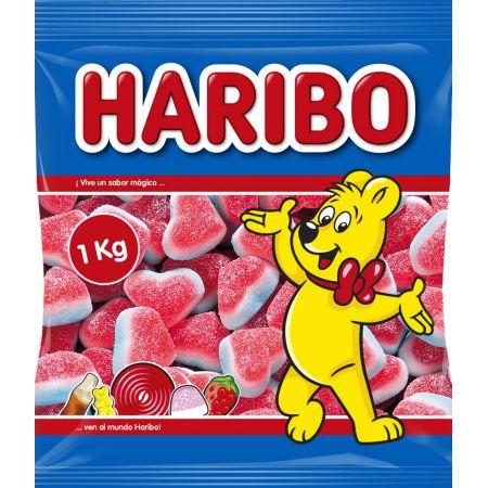 Haribo tricorazon azúcar 1KG