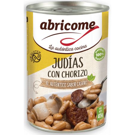 JUDIAS C/CHORIZO ABRICOME 420 GR.