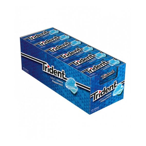 Trident gragea menta 24 unidades