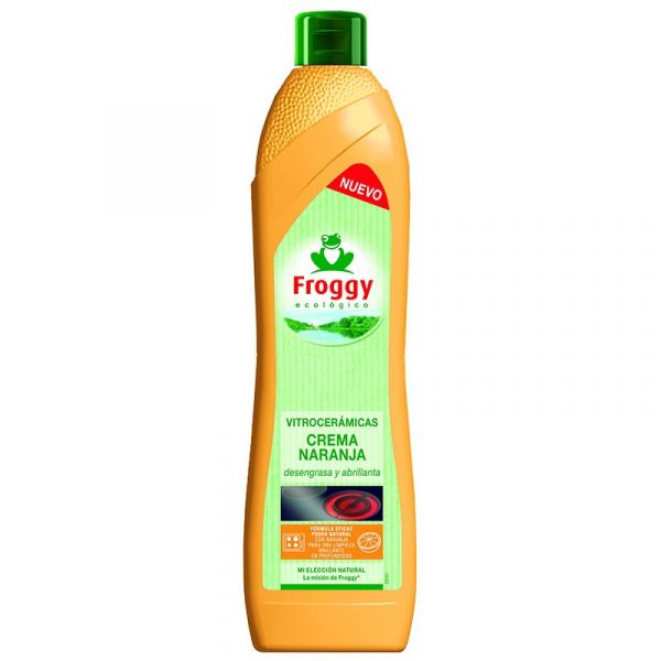 Limpiador vitro froggy naranja 450m