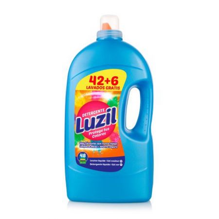 Detergente líquido luzil color 42+6 lavados