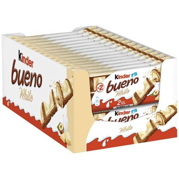 Kinder bueno blanco 30 unidades