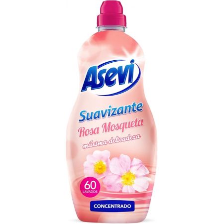 Suavizante concentrado rosa mosqueta asevi 1,44L 60d