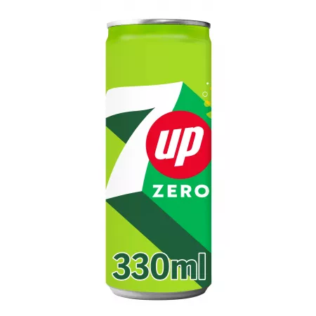 Seven up zero azúcar lata 33CL