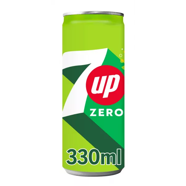 Seven up zero azúcar lata 33CL
