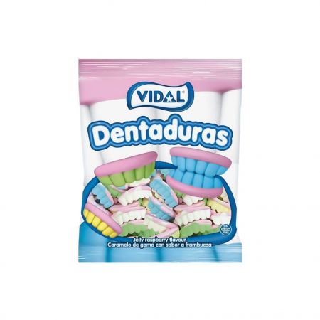 Vidal dentaduras color foam bolsa 250 unidades