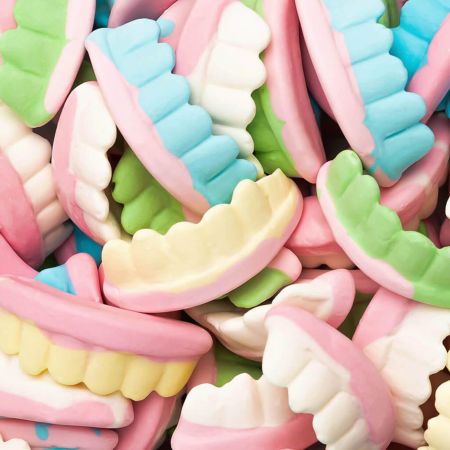 Vidal dentaduras color foam bolsa 250 unidades