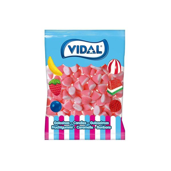 Vidal besos fresa nata 1KG