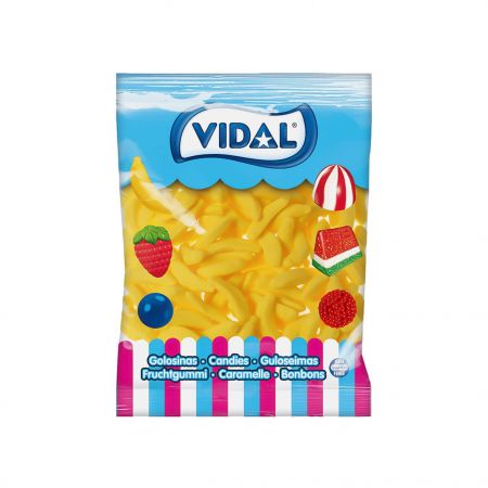 Vidal bananas azúcar bolsa 250 unidades