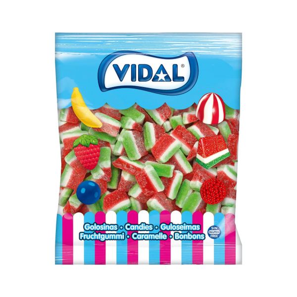 Vidal tajadas sandia bolsa 250 unidades